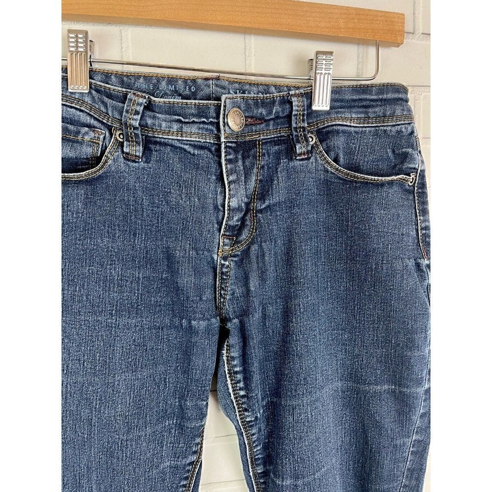 The Limited Denim Skinny Leg Dark Blue Jeans 917 Womens 6 - Picture 2 of 12